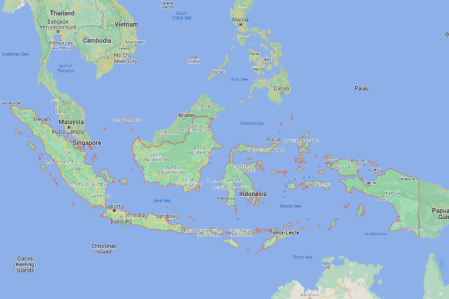 Map of Indonesia's Territory